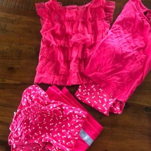 Baby Gap lot 18-24 months bright pink.